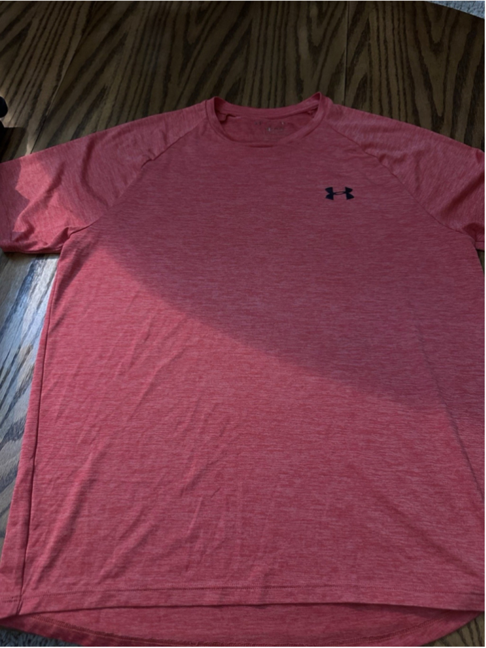 Under Armour Tech Tee Red Men's Size L Short Sleeve Lightweight Activewear